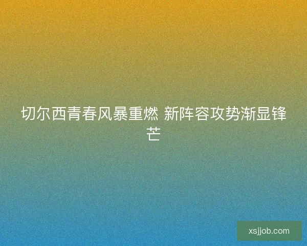 切尔西青春风暴重燃 新阵容攻势渐显锋芒